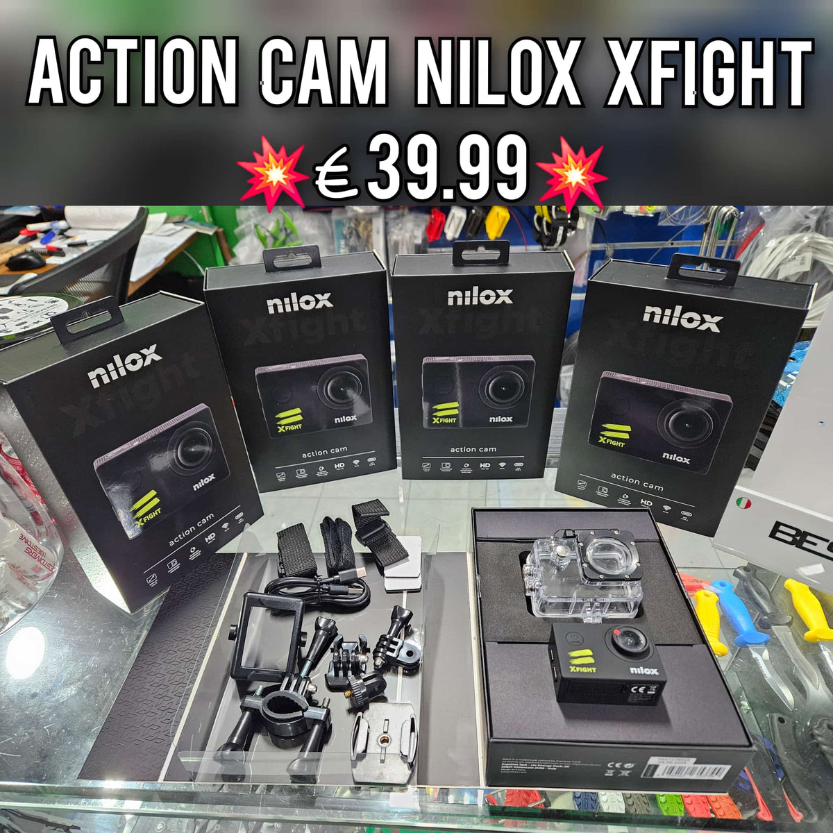 ACTION CAM SUBACQUEA NILOX XFIGHT – Apnea Lab