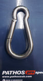 50MM - 80MM - 100MM STAINLESS STEEL SNAP HOOKS