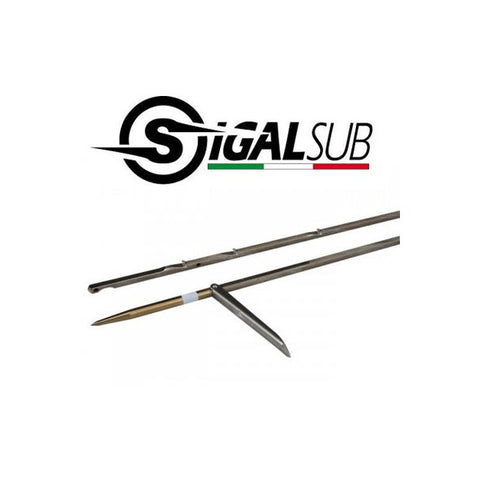 SIGALSUB EVOLUTION 7 MM SHAFT WITH LOW PINS, SINGLE FIN
